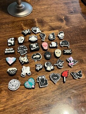 Crocs Punk/Goth Jibbitz Lot